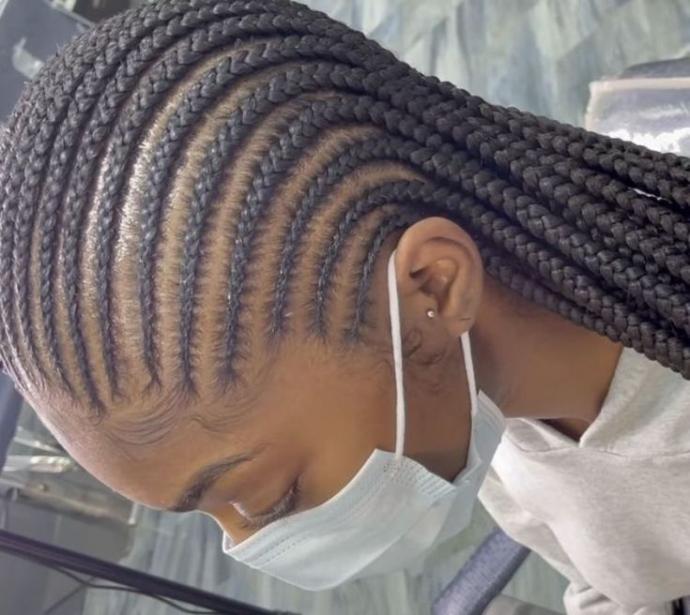 Braiding straightback